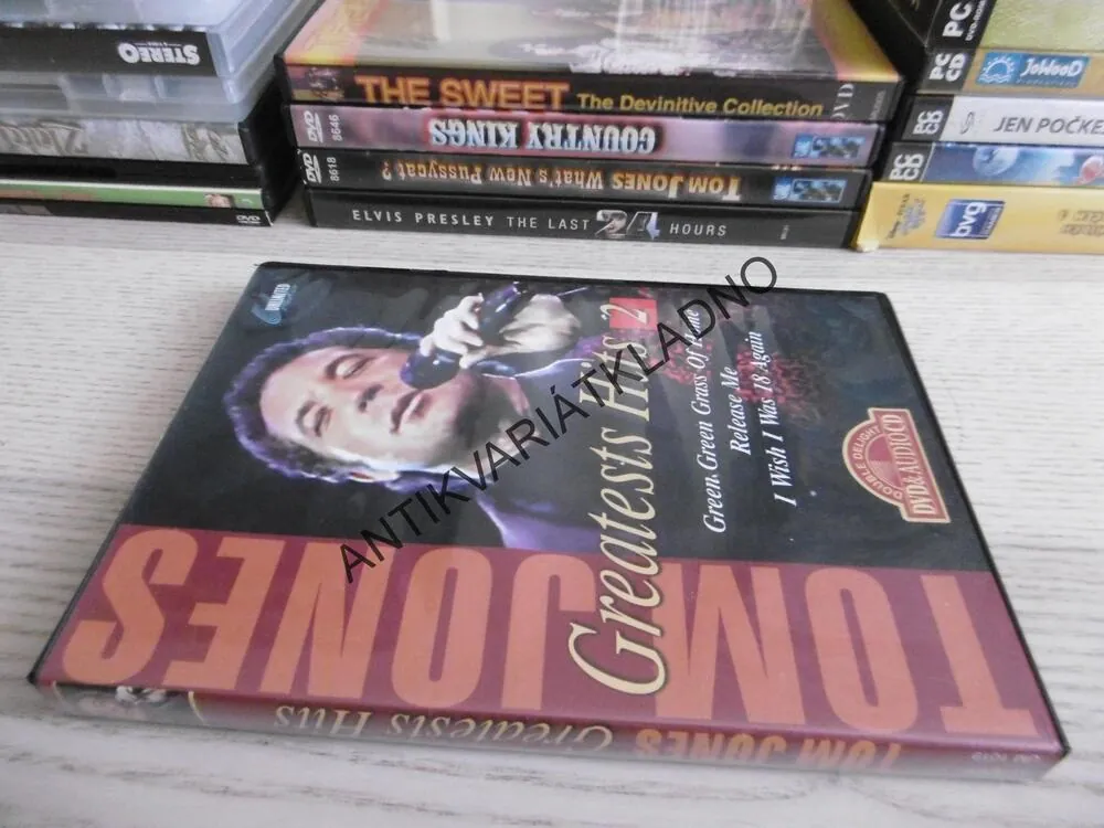 TOM JONES, GREATEST HITS 2, 2 X DVD HUDBA