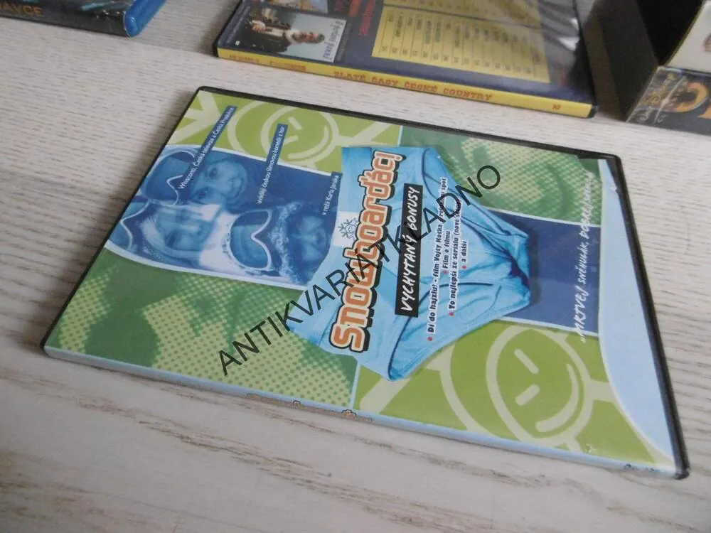 SNOWBOARĎÁCI, VYCHYTANÝ BONUSY, DVD FILM