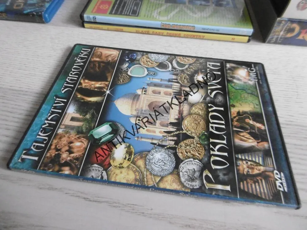 TAJEMSTVÍ STAROVĚKU, POKLADY SVĚTA, DVD FILM DOKUMENT