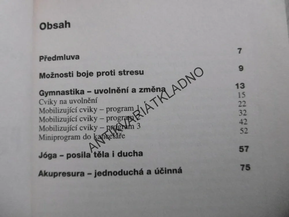 AKTIVNĚ PROTI STRESU, BERNDT HÜTTICH, **an