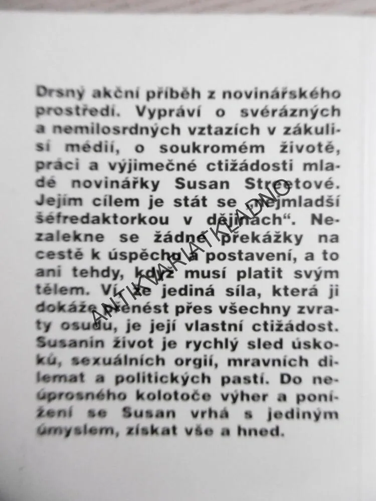 CTIŽÁDOST, JULIE BURCHILLOVÁ, **an