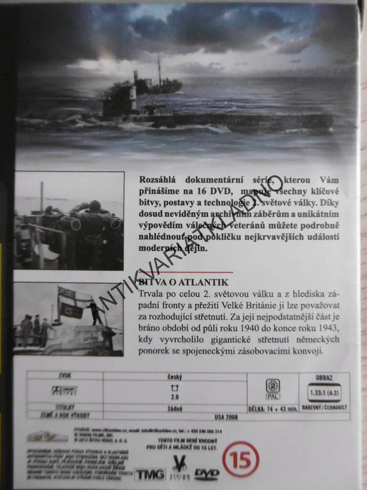 BITEVNÍ POLE 2. SVĚTOVÉ VÁLKY 4, DVD FILM DOKUMENT