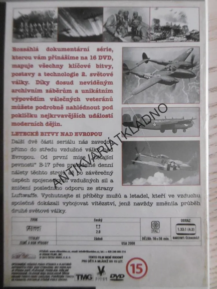 BITEVNÍ POLE 2. SVĚTOVÉ VÁLKY 9, DVD FILM DOKUMENT