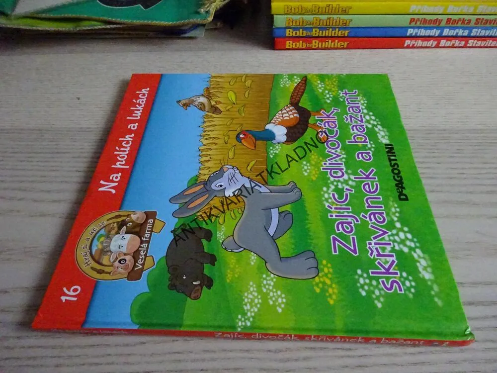 ZAJÍC, DIVOČÁK, SKŘIVÁNEK A BAŽANT, NA POLÍCH A LUKÁCH 16, **an