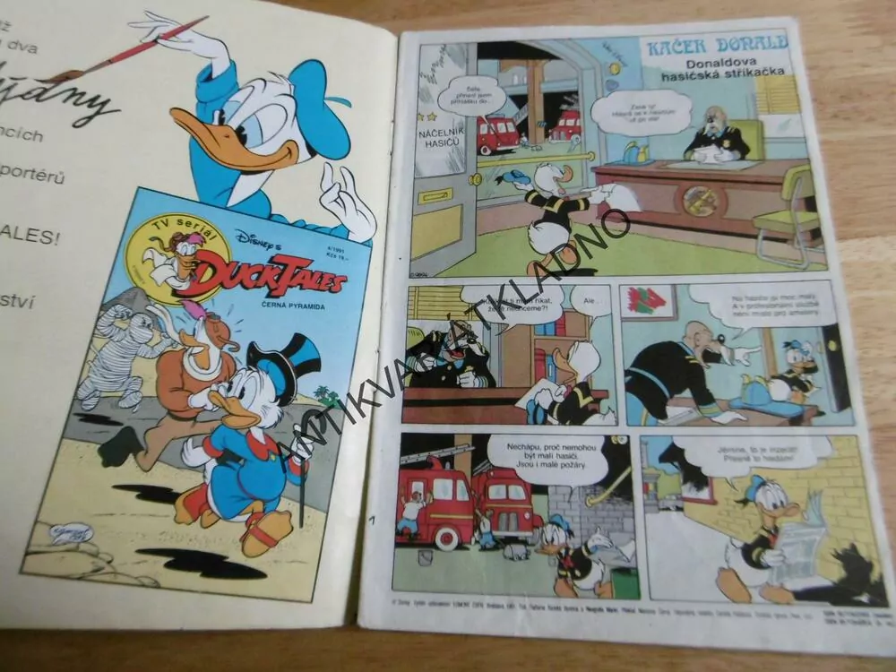 MICKEY MOUSE, KOMIKS, DISNEY, 8/1991