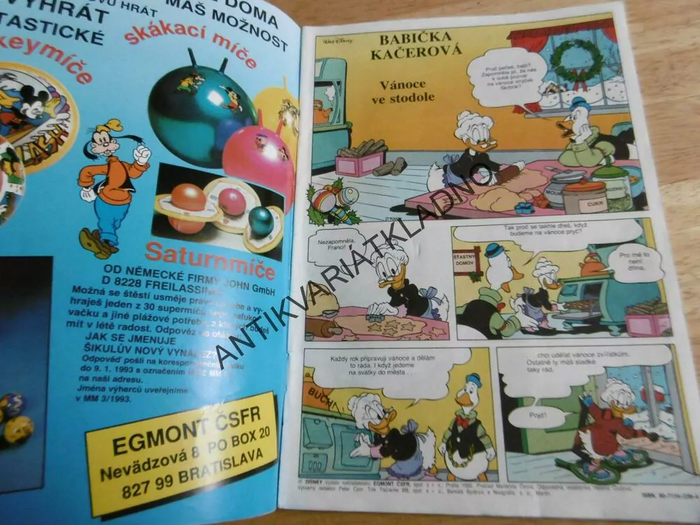 MICKEY MOUSE, KOMIKS, DISNEY, 12/1992