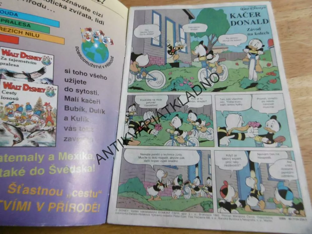 MICKEY MOUSE, KOMIKS, DISNEY, 7/1992