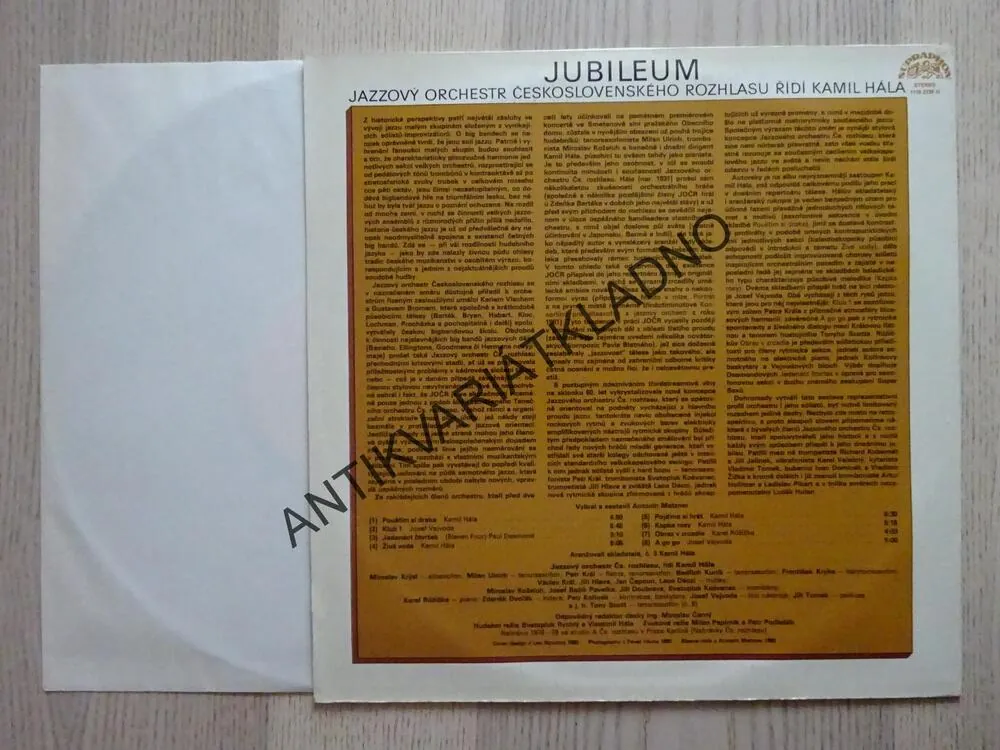 JUBILEUM, KAMIL HÁLA, LP