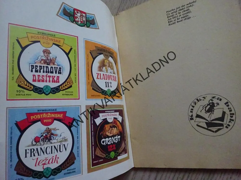 ČTENÍ O PIVU, PAVEL BENEDIKT, NEPRAKTA, **an