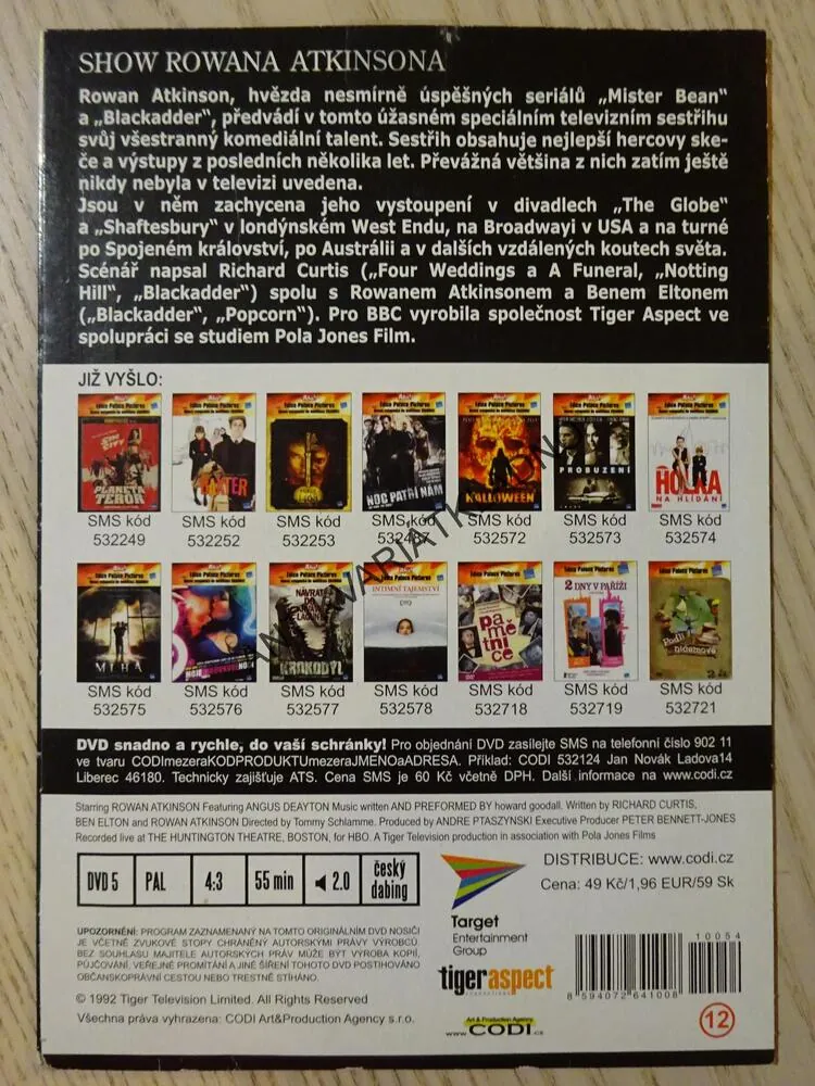 SHOW ROWANA ATKINSONA, DVD FILM 