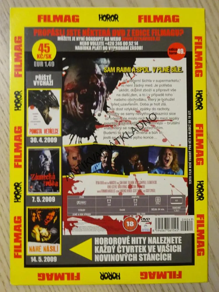 NARUŠITEL, DVD FILM