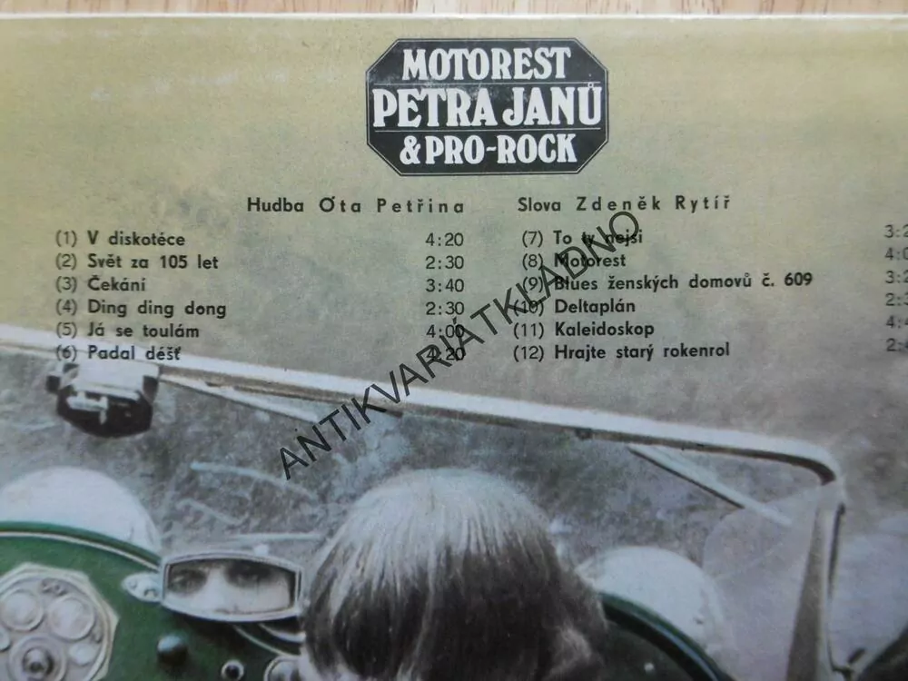 GRAMODESKA - MOTOREST PETRA JANŮ, PRO-ROCK