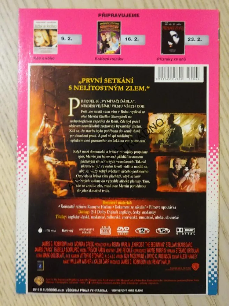 VYMÍTAČ ĎÁBLA, DVD FILM