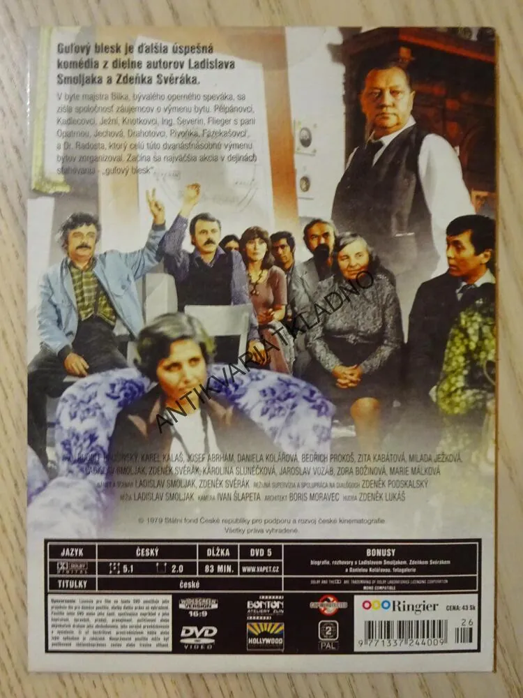 KULOVÝ BLESK, DVD FILM 