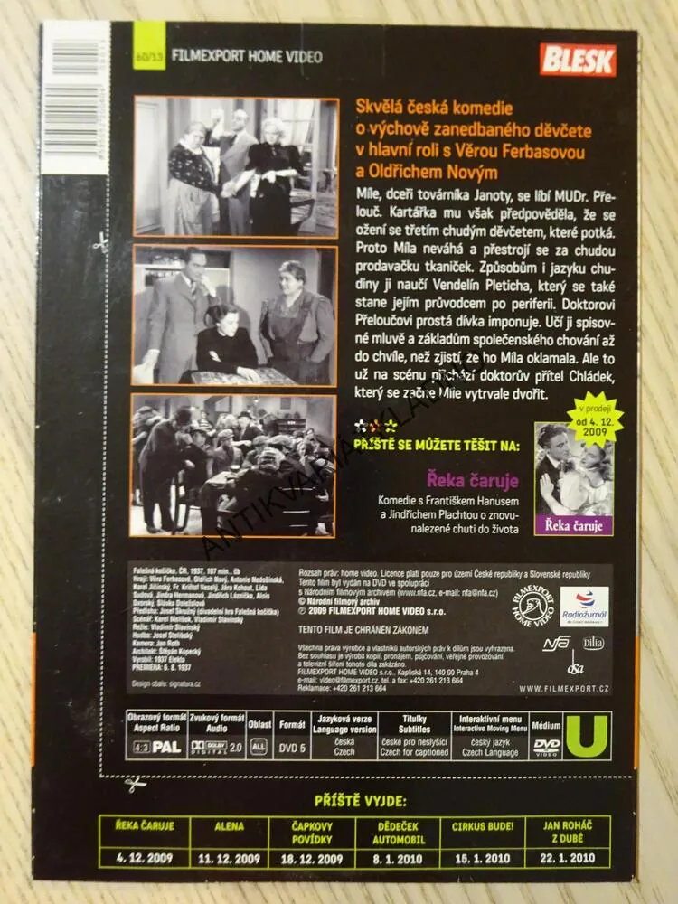 FALEŠNÁ KOČIČKA, DVD FILM 