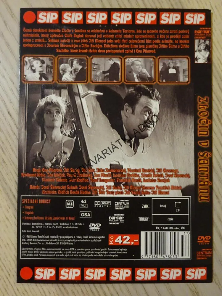 ZLOČIN V ŠANTÁNU, DVD FILM 