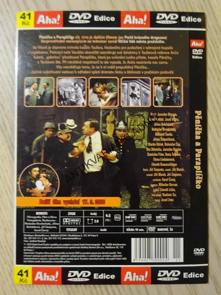 PĚNIČKA A PARAPLÍČKO, DVD FILM 