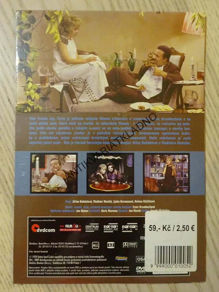 VRAŽDA ING. ČERTA, DVD FILM 