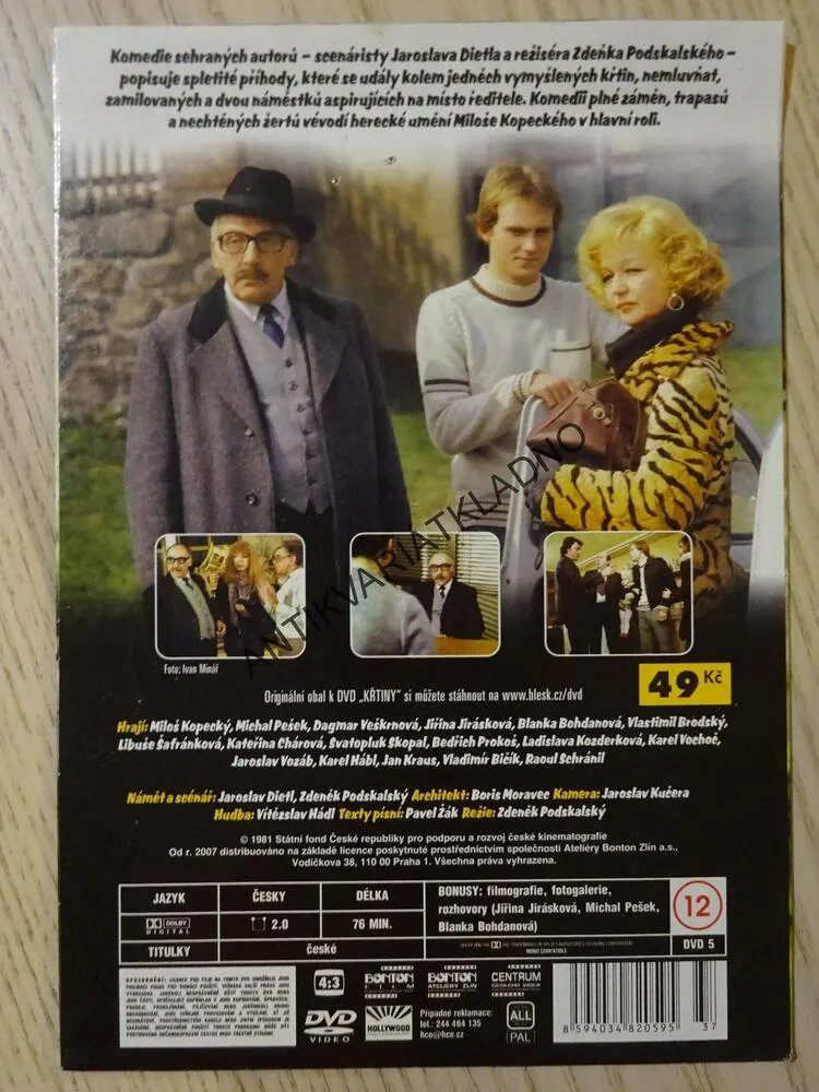 KŘTINY, DVD FILM 