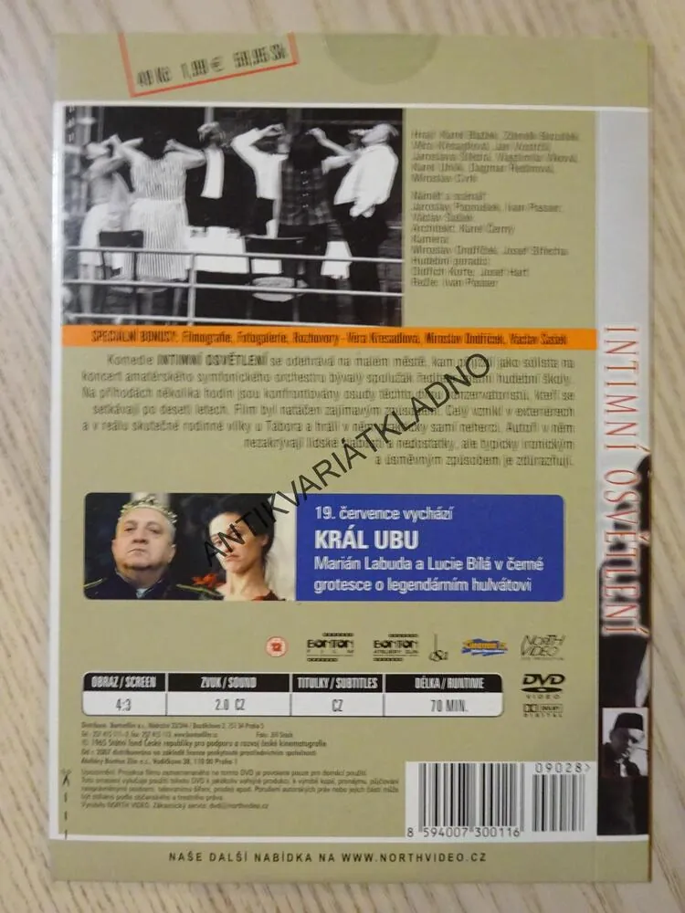 INTIMNÍ OSVĚTLENÍ, DVD FILM 