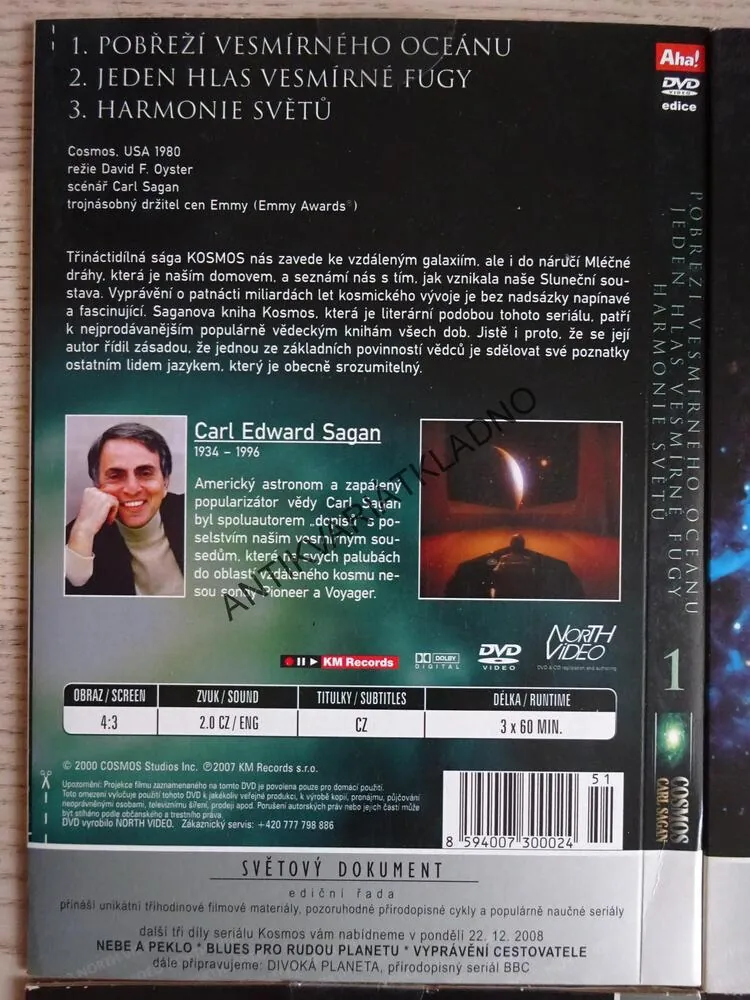 COSMOS 1-4, DVD FILM DOKUMENT