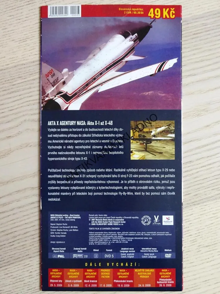 ODTAJNĚNÉ ARCHIVY: NOVÉ HRANICE, DVD FILM DOKUMENT