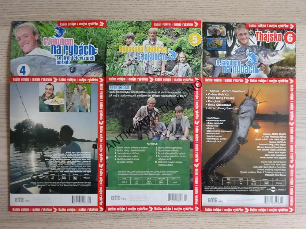 S JAKUBEM NA RYBÁCH 4-6, DVD FILM DOKUMENT