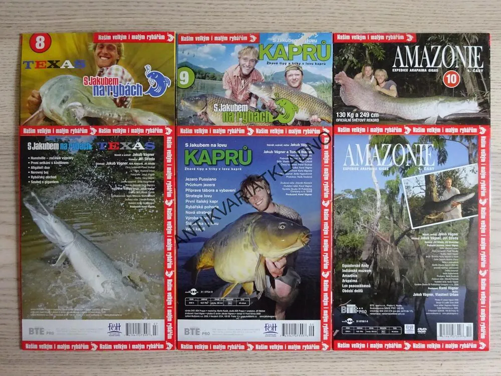 S JAKUBEM NA RYBÁCH 8-10, DVD FILM DOKUMENT