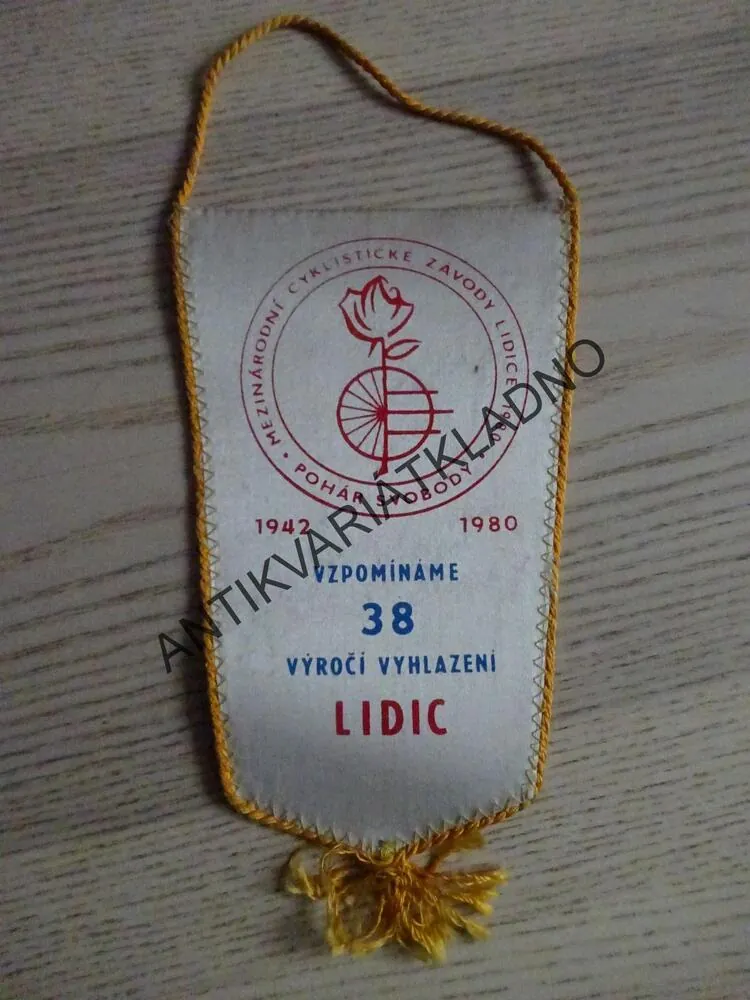 VLAJKA, VLAJEČKA - ČSSR, LIDICE ´80, OKR. KLADNO, CYKLISTIKA