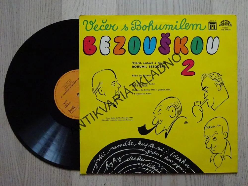 VEČER S BOHUMILEM BEZOUŠKOU 2., OBAL NESVADBA, LP