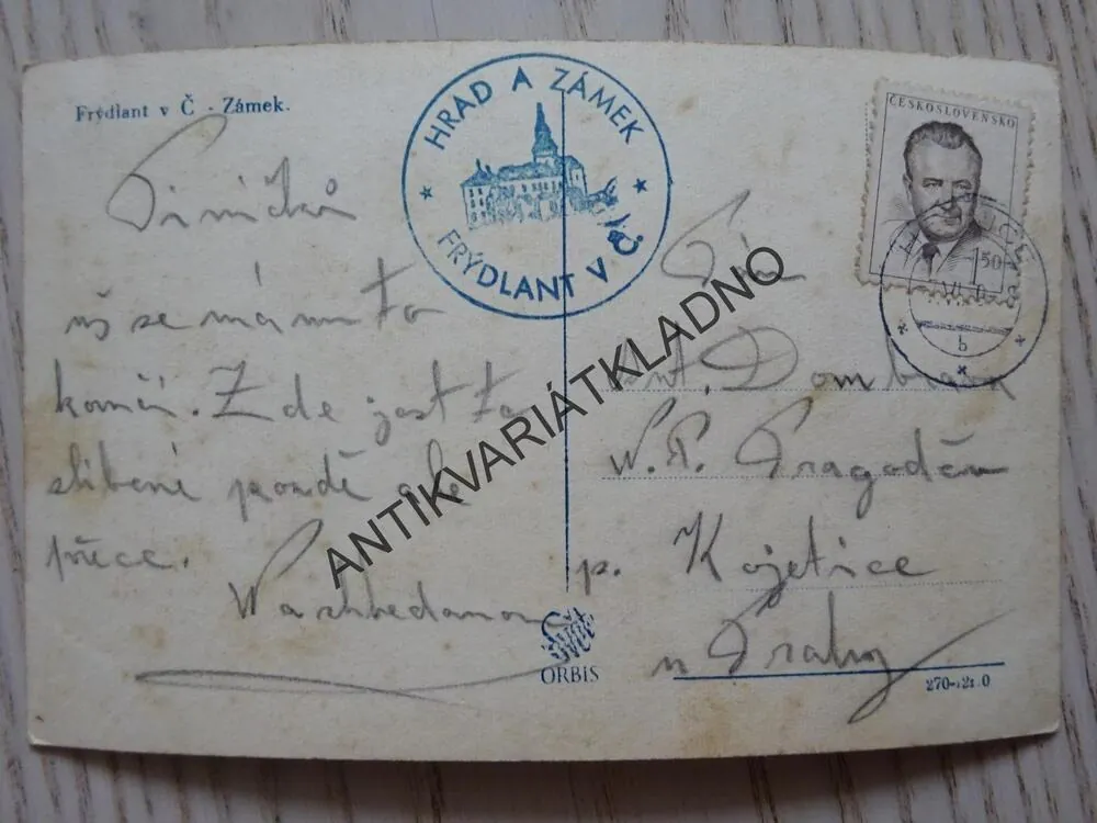 FRÝDLANT V ČECHÁCH, ZÁMEK, OKRES LIBEREC