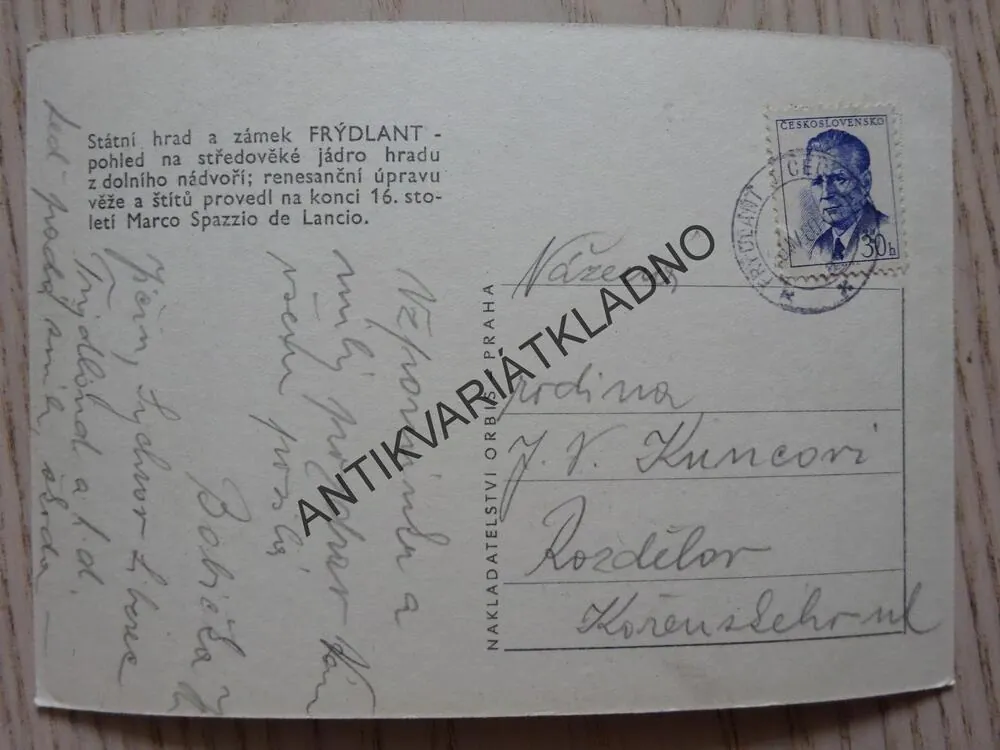 FRÝDLANT V ČECHÁCH, ZÁMEK, OKRES LIBEREC