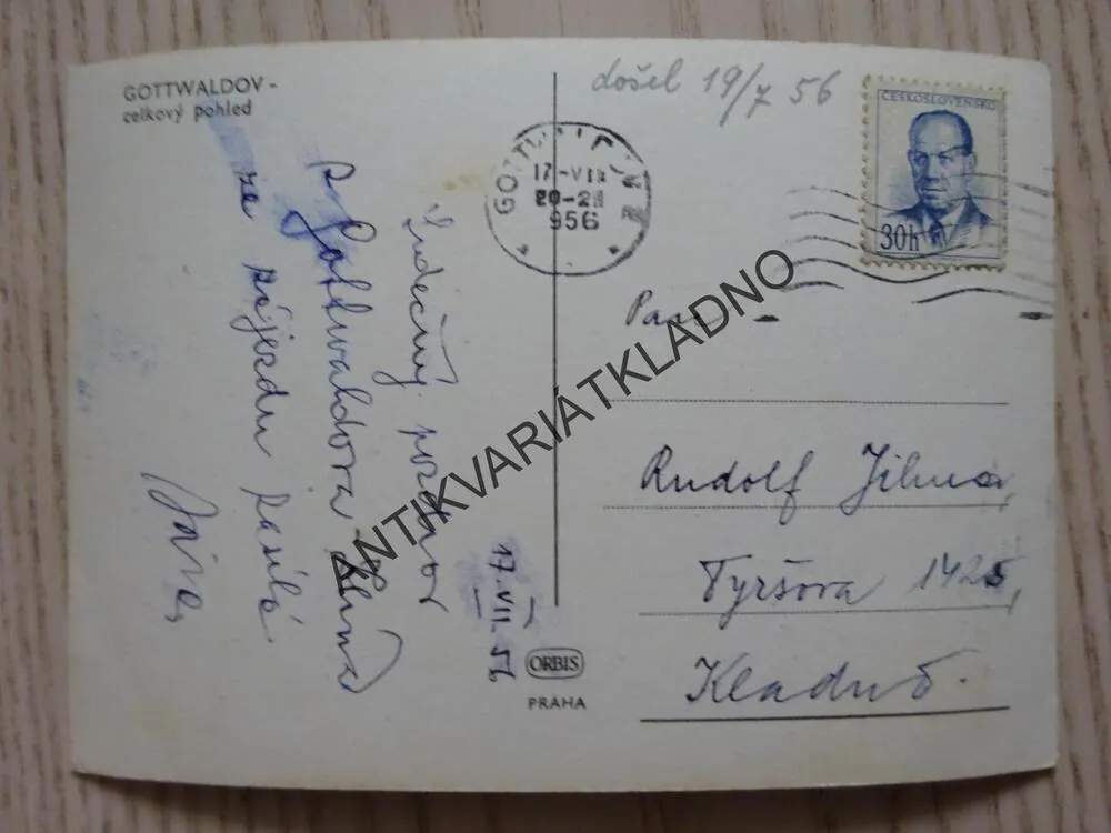 ZLÍN, GOTTWALDOV, 1956