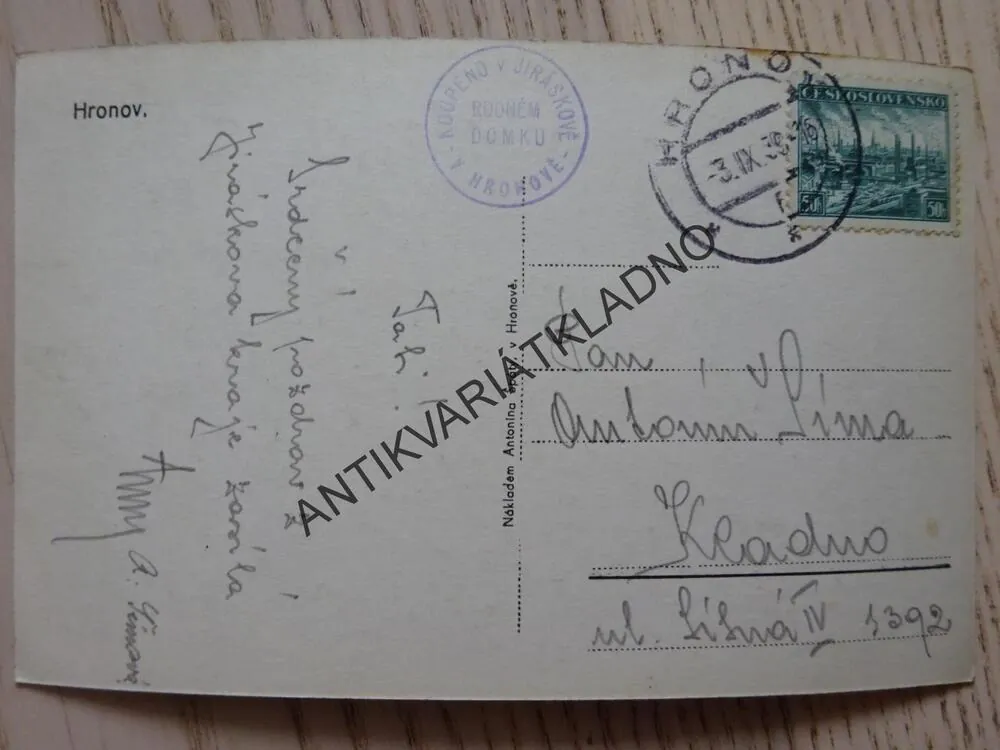 HRONOV, 1939, OKRES NÁCHOD