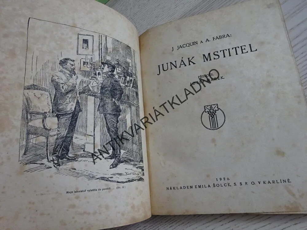 JUNÁK MSTITEL, JACQUIN, FABRA, **an
