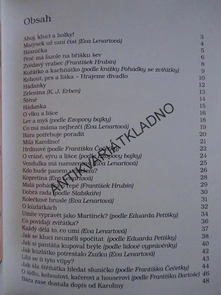 PRVNÍ ČTENÍ PRO MALÉ ČTENÁŘE, ADOLF DUDEK, **an