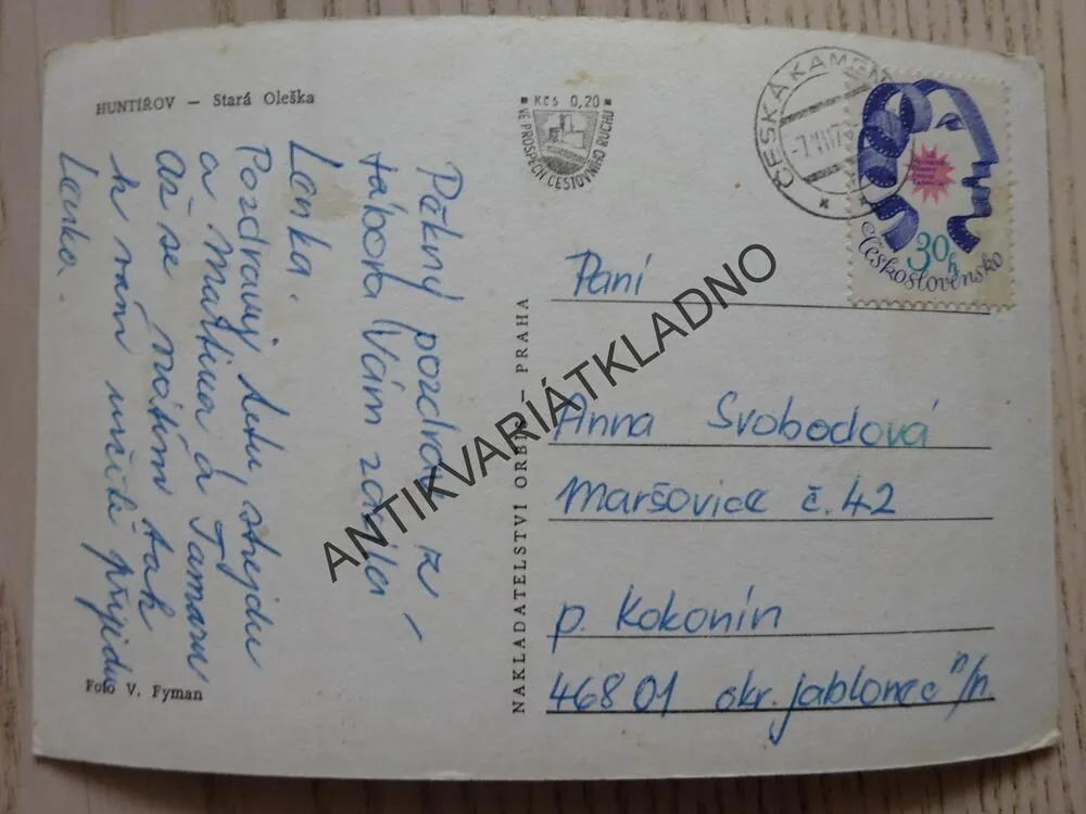 HUNTÍŘOV, STARÁ OLEŠKA, OKRES DĚČÍN