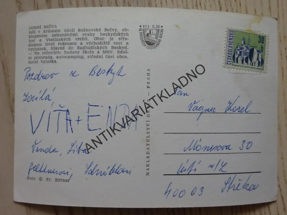 HORNÍ BEČVA, BESKYDY, OKRES VSETÍN