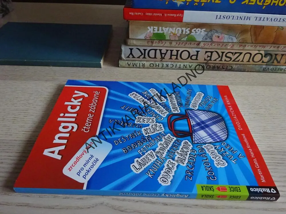 ANGLICKY ČTEME ZÁBAVNĚ, ZRCADLOVÝ TEXT, DVOJJAZYČNÉ