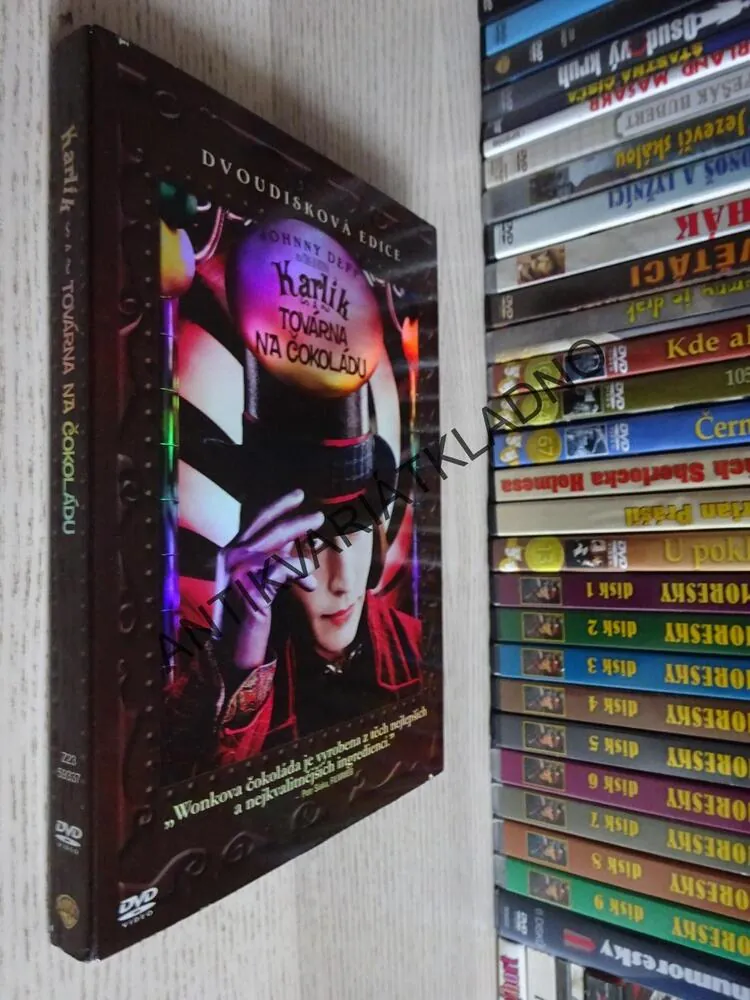 KARLÍK A TOVÁRNA NA ČOKOLÁDU, DVD FILM