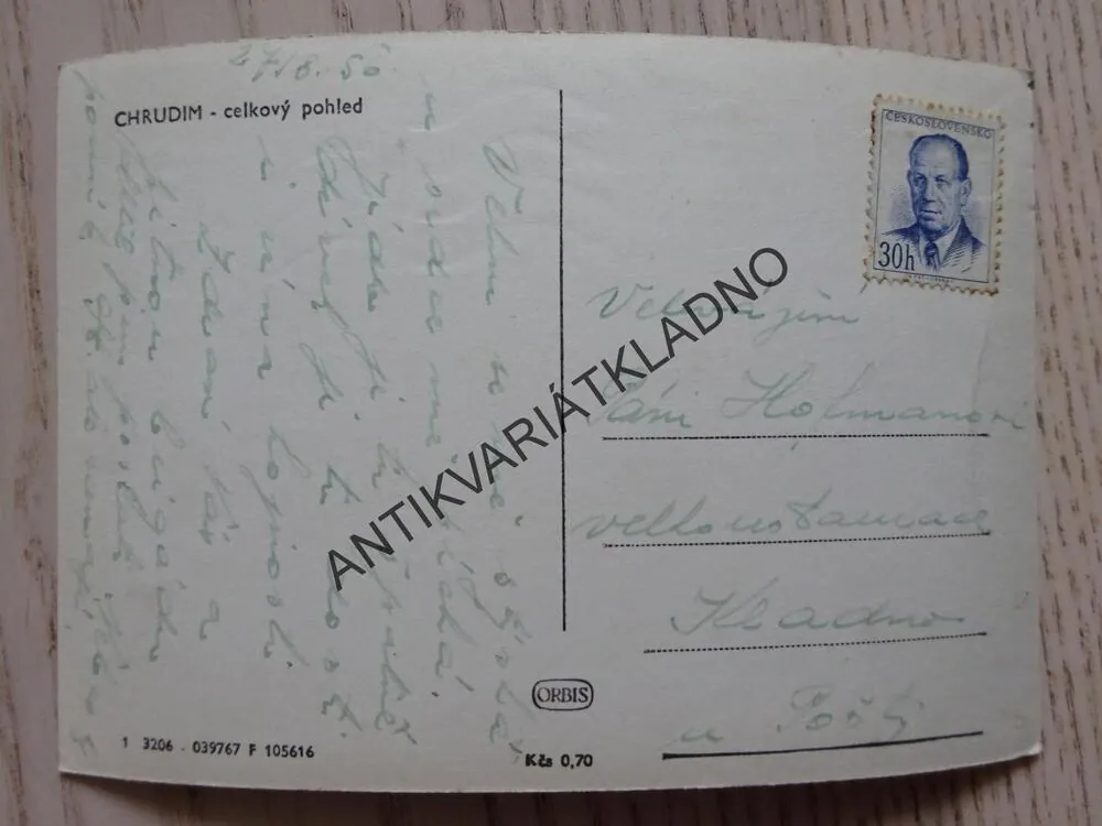 CHRUDIM, CELKOVÝ POHLED, 1956