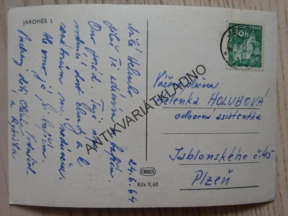 JAROMĚŘ, 1964, OKRES NÁCHOD