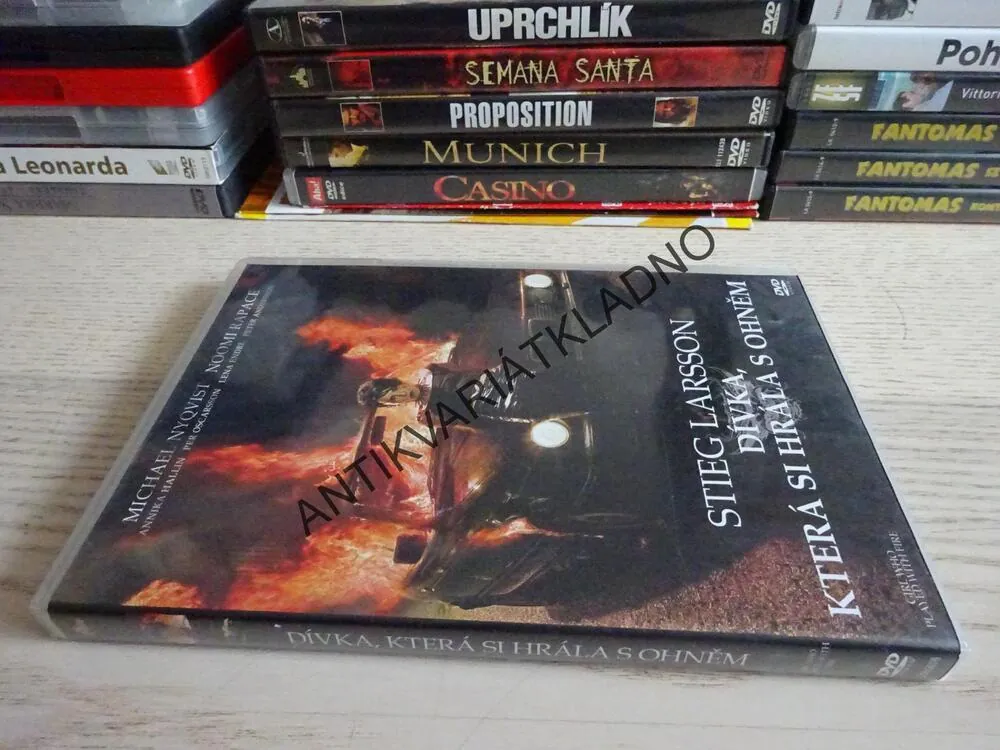 DÍVKA, KTERÁ SI HRÁLA S OHNĚM, DVD FILM