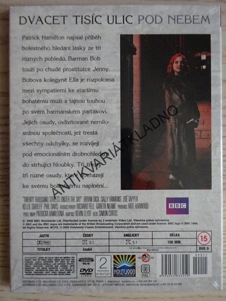 DVACET TISÍC ULIC POD NEBEM, DVD FILM
