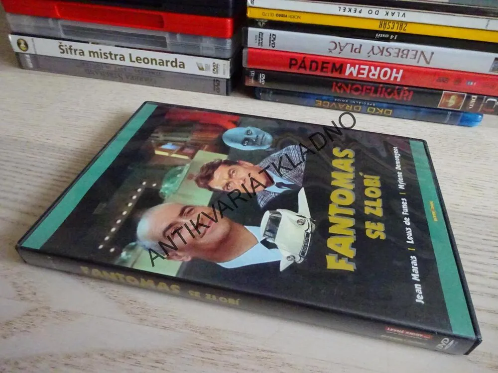 FANTOMAS SE ZLOBÍ, DVD FILM