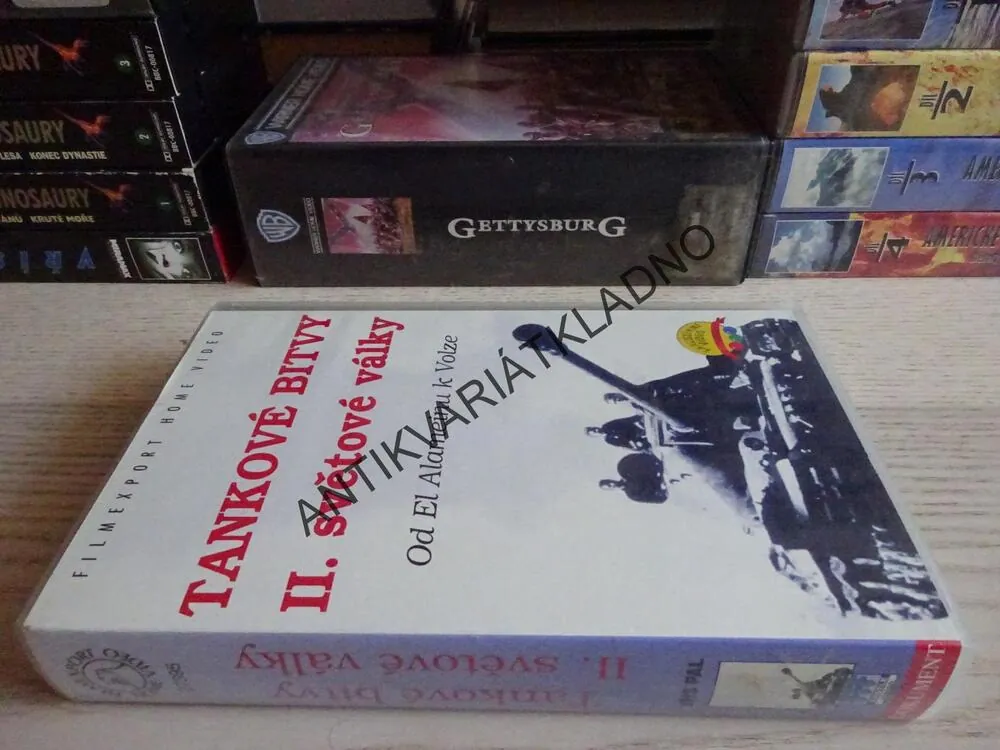 TANKOVÉ BITVY II. SVĚTOVÉ VÁLKY, OD EL ALAMEINU K VOLZE,, VHS