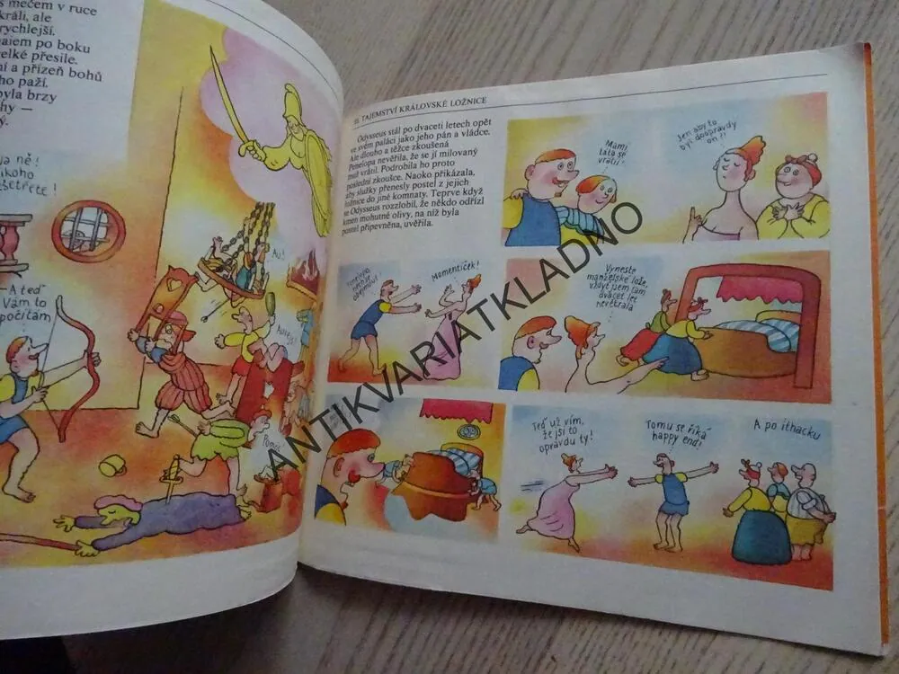 ODYSSEOVA DOBRODRUŽSTVÍ PŘI NÁVRATU DOMŮ, AUGUSTA, HONZÁK, FILCÍK, 1989,