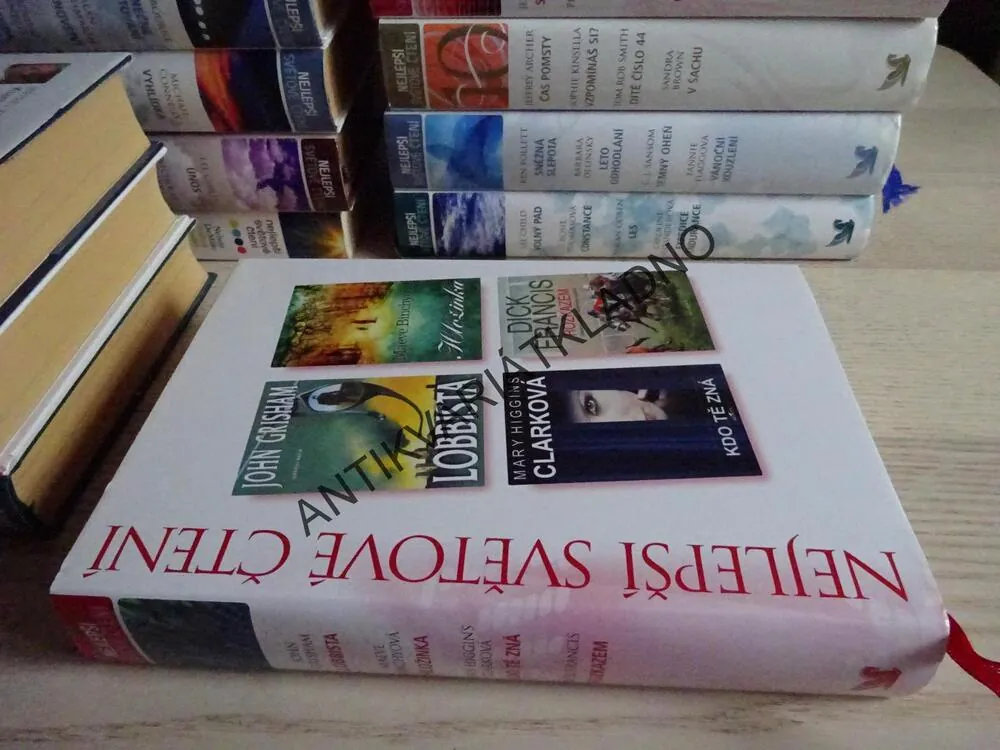 LOBBISTA - GRISHAM, HLOŽINKA - BINCHYOVÁ, KDO TĚ ZNÁ - CLARKOVÁ, ROZKAZEM - FRANCIS, **an