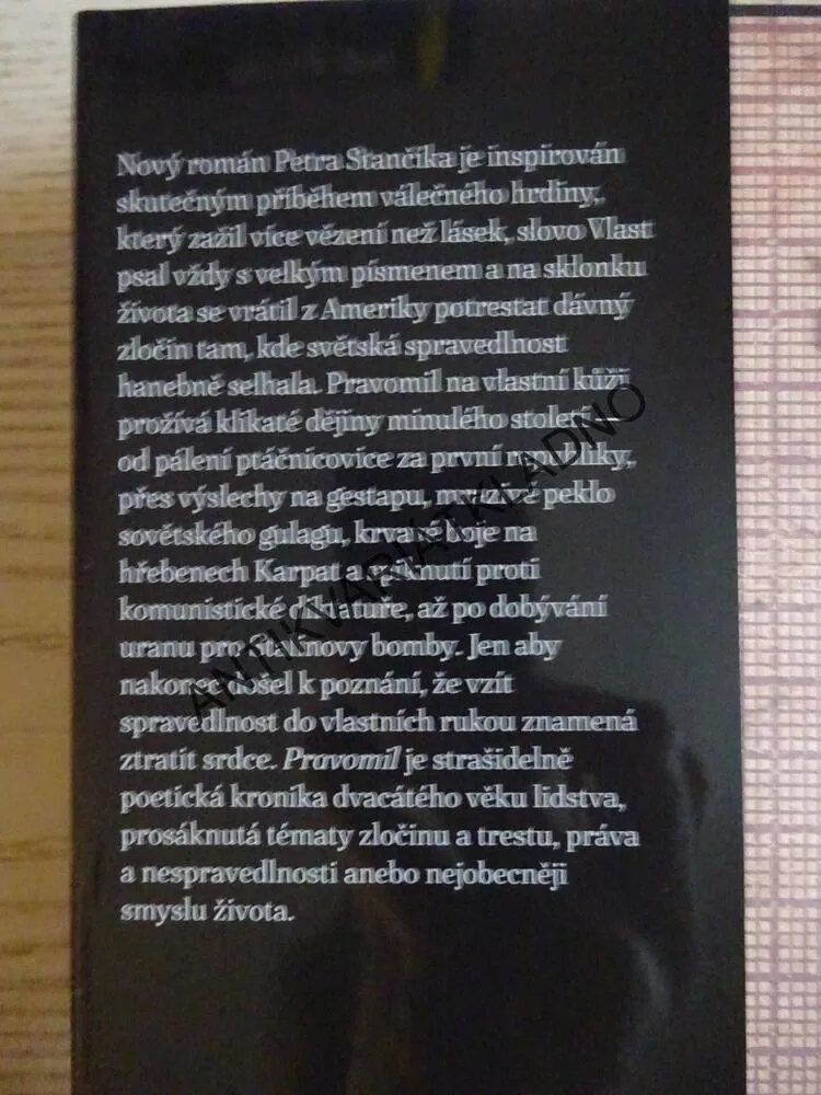 PRAVOMIL ANEB OHLUŠUJÍCÍ PROMLČENÍ, PETR STANČÍK, **an