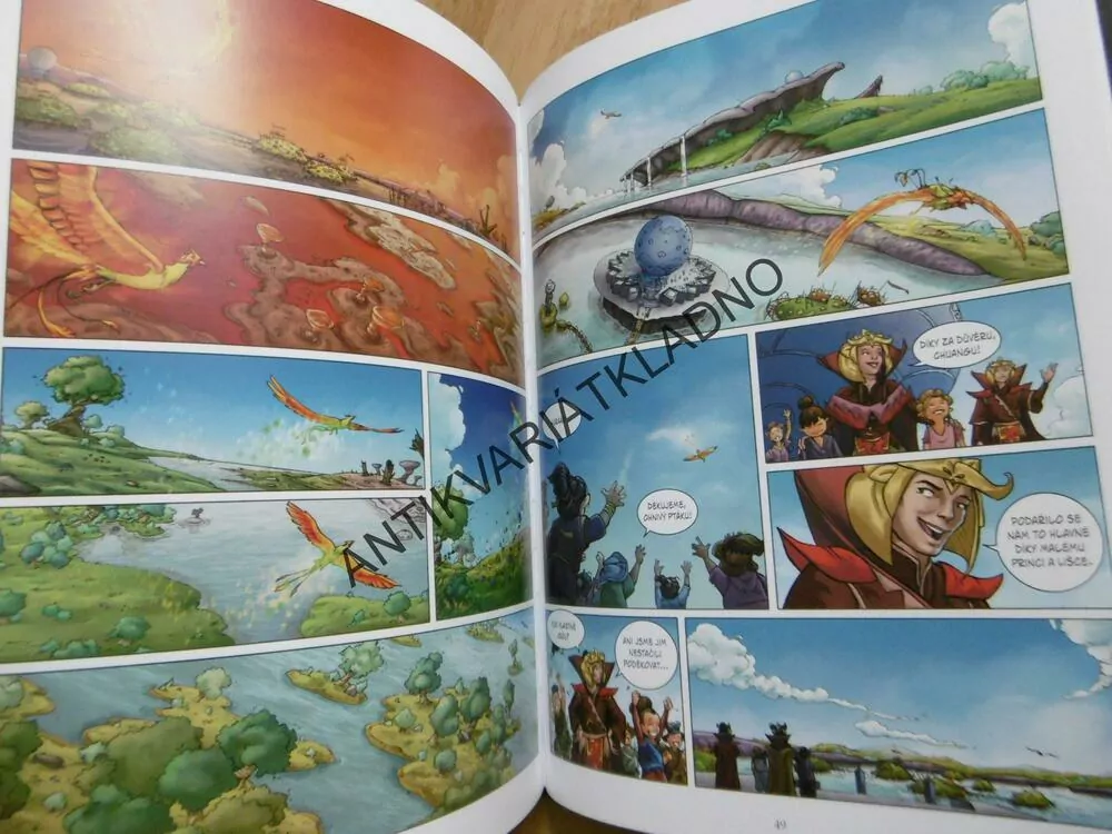 MALÝ PRINC Ä PLANETA OHNIVÉHO PTÁKA,ANTOIN DE SAINT-EXUPERY, KOMIKS,